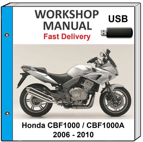 Honda 2006 2009 Cbf1000 Cbf1000a Motorcycle Workshop Repair Service Manual 10102 Quality