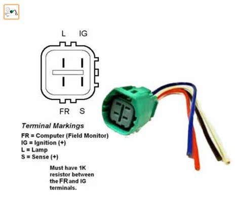 Honda 4 Wire Alternator Wiring Diagram