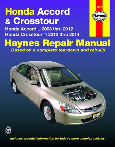 Honda Accord 2003 Europe Repair Service Manual