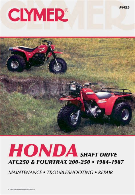 Honda Atc250sx Service Manual Repair 1985 1987 Atc 250sx