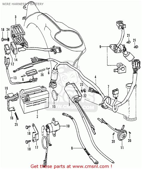 Honda C70 Passport Motorcycle Wiring Harness Diagram