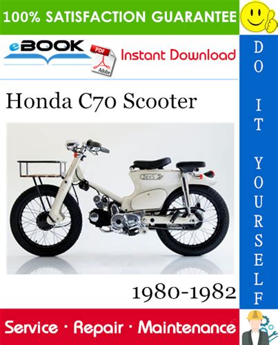 Honda C70 Scooter Service Repair Manual 1980 1981 1982