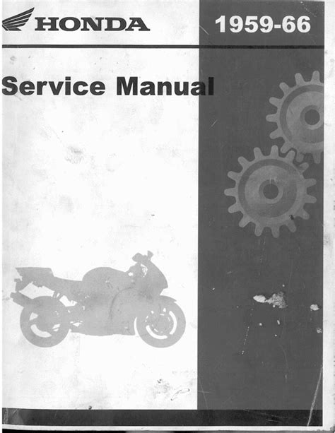 Honda Ca95 1959 1966 Service Manual Download