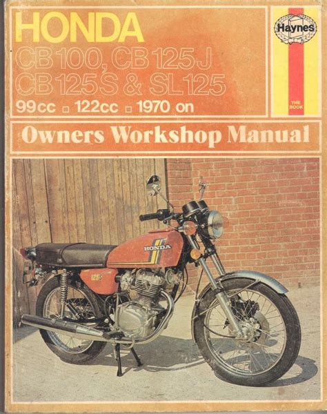 Honda Cb100 Cb125 Cl100 Sl100 Cd125 Sl125 Workshop Manual