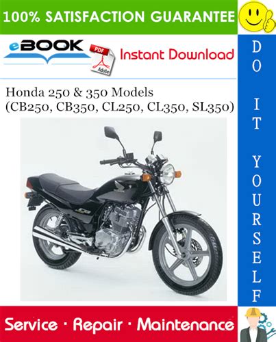 Honda Cb250 Cb350 Cl250 Cl350 Sl350 Motorcycle Service Repair Manual Download