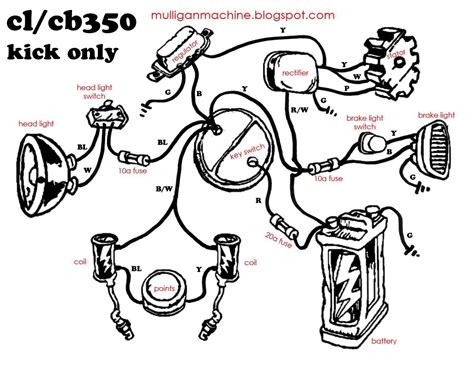 Honda Cb350 K4 Wiring Diagram