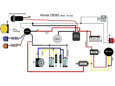 Honda Cb350 Wiring Diagram Simple