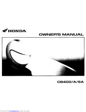 Honda Cb400 Super Four Service Manual Downlaod