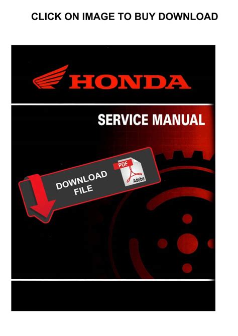 Honda Cb600f Hornet Service Repair Manual 1998 1999 2000 2001 2002 2003 2004 2005 2006 Download