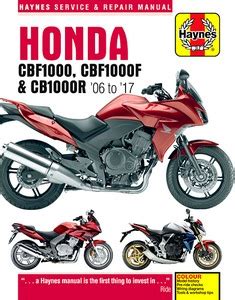 Honda Cbf 1000a Workshop Service Manual 2006 2009