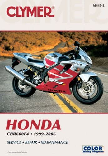 Honda Cbr 600f4 F4i 1999 2003 Bike Repair Service Manual