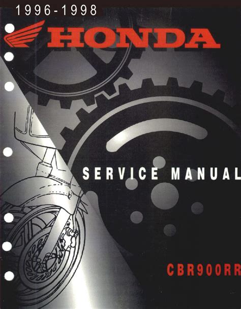 Honda Cbr 900 Rr 1996 1998 Service Manual Download