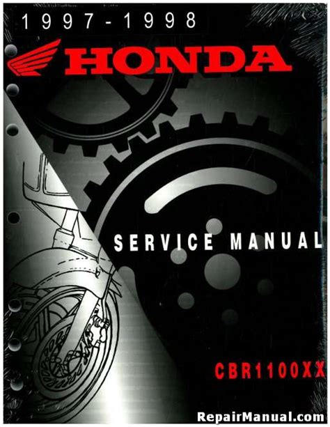 Honda Cbr1100xx 1997 1998 Motorcycle Service Repair Manual