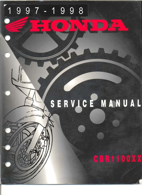 Honda Cbr1100xx Service Repair Manual Pdf 97 98