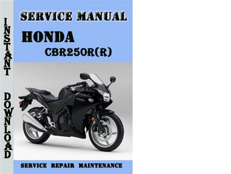 Honda Cbr250r R Service Repair Manual Pdf Download