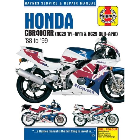 Honda Cbr400rr Service Repair Manual 1988 1999