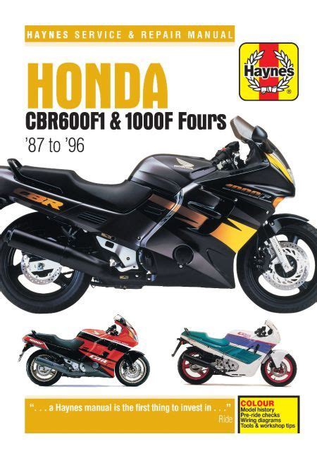 Honda Cbr600f1 1987 1990 Cbr1000f Sc21 1987 1996 Service Manual