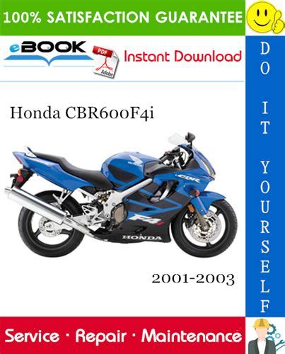 Honda Cbr600f4i Motorcycle Service Repair Manual 2001 2002 2003 Download