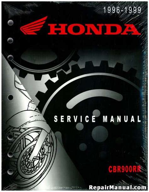 Honda Cbr900rr Motorcycle Service Repair Manual 1996 1998 Download