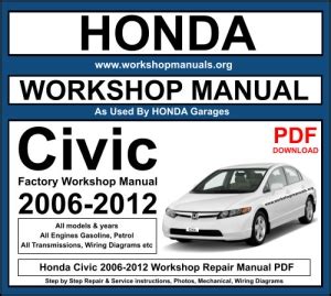 Honda Civic 2006 Service Manual Download