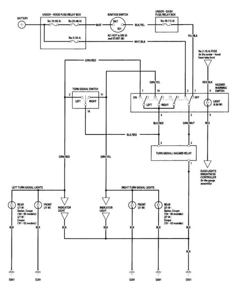 Honda Civic Turn Signal Wiring Diagram