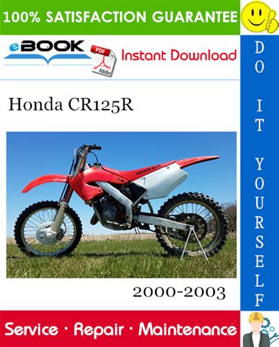 Honda Cr125r Service Repair Pdf Manual Download 2000 2003