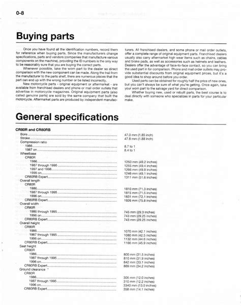 Honda Cr500r Service Repair Workshop Manual Download 92 01