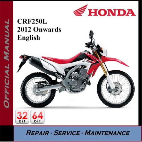 Honda Crf250l 2012 Onwards Workshop Service Repair Manual