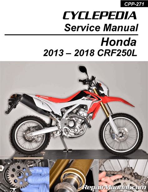 Honda Crf250l Crf 250l Bike Workshop Service Repair Manual