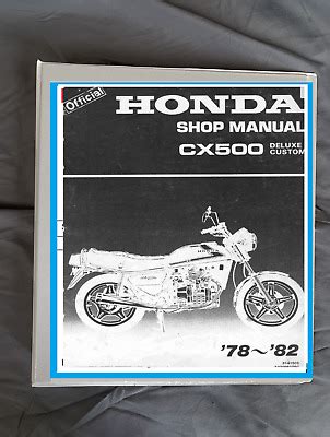 Honda Cx500 Service Repair Manual Pdf 78 80