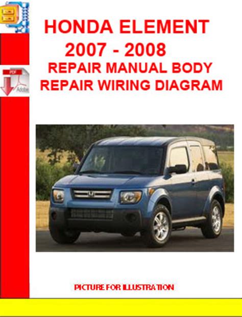 Honda Element 2003 2008 Repair Service Manual