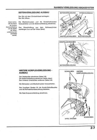 Honda Fjs600 Silver Wing German Service Repair Manual Download 2001 Onward