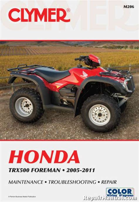 Honda Foreman 500 Service Manual Repair 2005 2011 Trx500