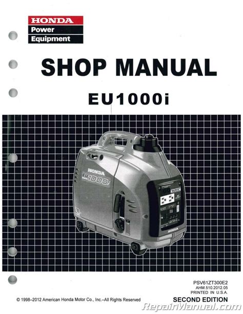 Honda Generator Eu1000i Owners Manual