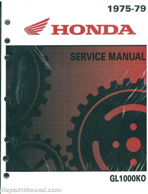 Honda Gl1000 1975 1979 Service Manual Service Manual Downloa