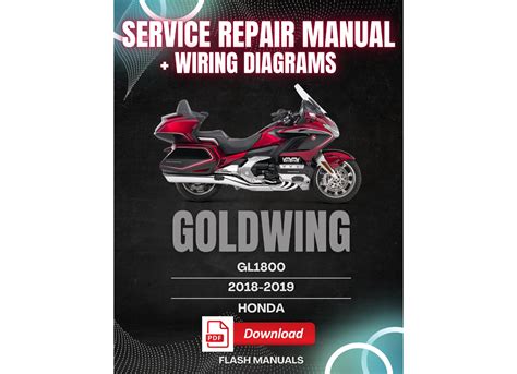 Honda Goldwing Gl1800 Service Repair Pdf Manual Download 2000 2006