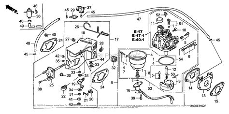 Honda Gx340 Carbureter Parts Manual