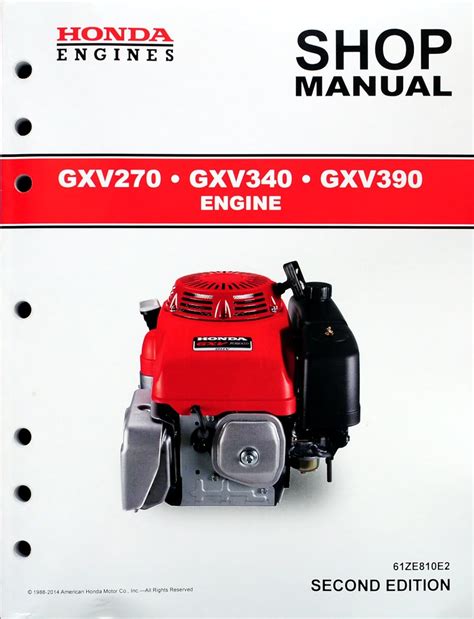 Honda Gxv270 Gxv340 Engine Workshop Service Repair Manual Download