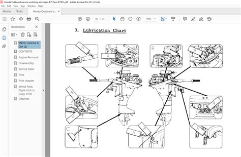 Honda Mariner Outboard B75 Twin B75k1 Service Workshop Repair Manual Download