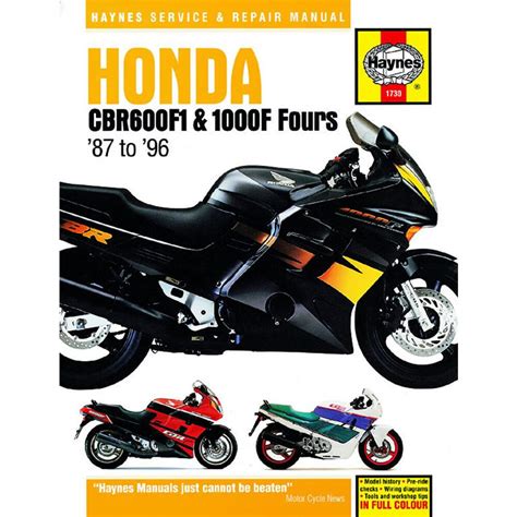 Honda Moto Cbr600f1 Complete Workshop Service Manual