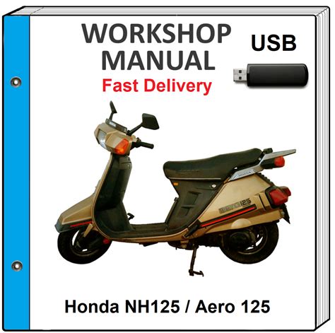 Honda Nh125 Aero 125cc 2 Stroke Scooter Full Service Repair Manual 1984 1987