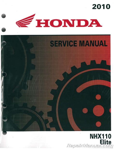 Honda Nhx110 Nhx110 9 Scooter Full Service Repair Manual 2008 2012