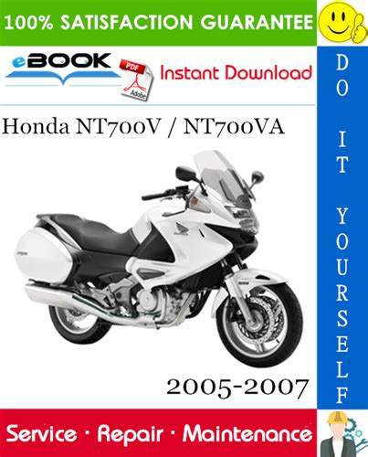 Honda Nt700v Nt700va Motorcycle Service Repair Manual 2005 2006 2007 Download