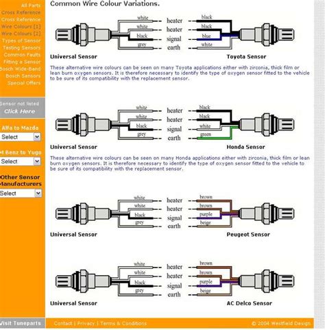 Honda O2 Sensor Wiring Diagram