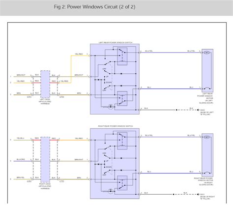 Honda Odyssey Power Window Wiring Diagram