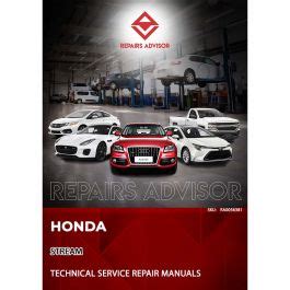 Honda Stream First Generation 2000 2007 Car Workshop Manual Repair Manual Service Manual Download