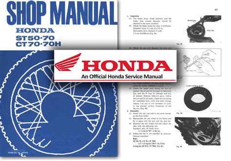 Honda Trail St50 St70 Ct70 Ct70h Full Service Repair Manual 1969 1982