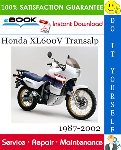 Honda Transalp Motorcycle Service Repair Manual 1990 1991 1992 1993 1994 1995 1996 1997 1998 1999 Download