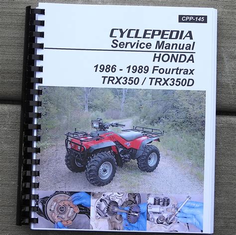 Honda Trx 350 Foreman 1986 1989 Factory Service Repair Manual Download