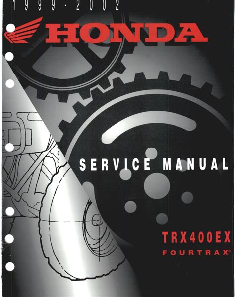 Honda Trx 400ex Service Manual 1999 2002